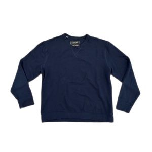 Unisex Jachs Navy Fleece Inside Crew Neck Sweater